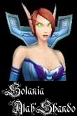 Regarde une feuille de personnage Solania