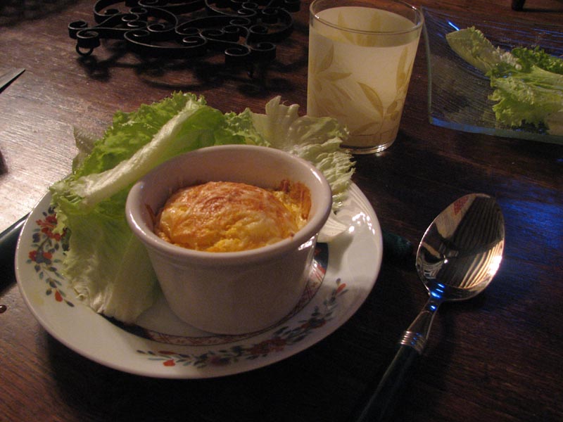 Les soufflés au potiron Souflet_salade