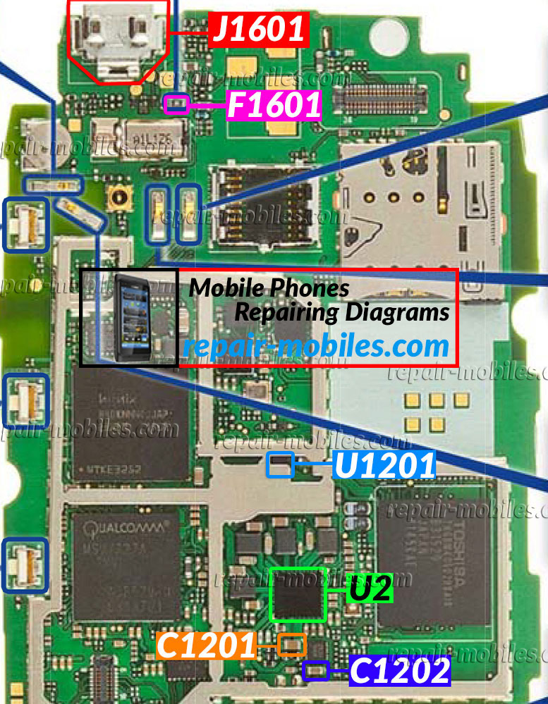 حل مشكلة شحن نوكيا 610c Lumia-610c-charginig-components