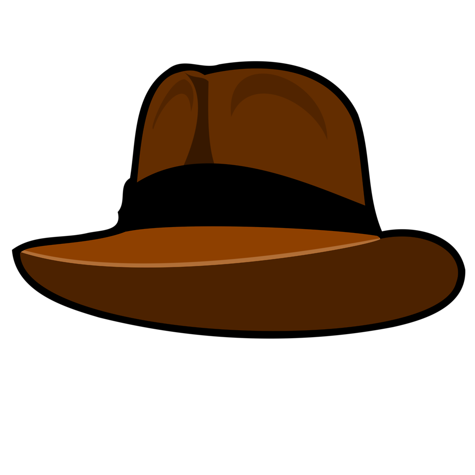 Shadows - Monthly Events 15578-illustration-of-a-brown-cartoon-hat-pv