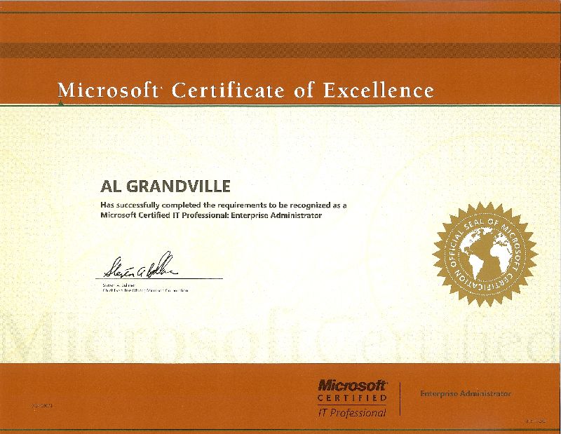 MCITP  MCITP_Certificate