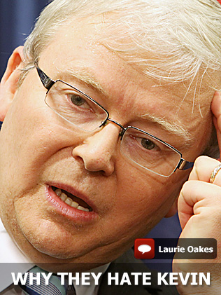 "The cat's out of the bag, the horses are out of the barn, whatever the metaphor is, it's happening,"  084552-kevin-rudd