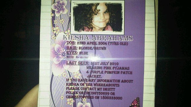 AUSTRALIA • Kiesha ABRAHAMS, 6  ~ Sydney 464315-kiesha-vigil