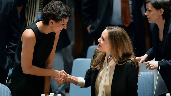 Angelina urges against rape in war zones at the UN Security Council Meeting..New York, June 24th 2013 184811-angelina-jolie-un-speech
