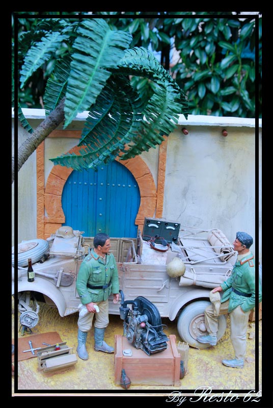 Kubelwagen Type 821 By Esci 1/9, kubelwagen du DAK dans le Desert DAK0018