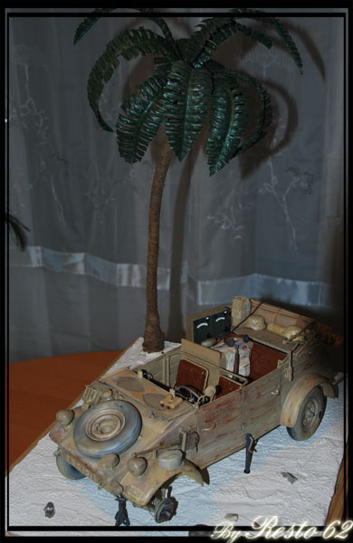 Kubelwagen Type 821 By Esci 1/9, kubelwagen du DAK dans le Desert Kubel057