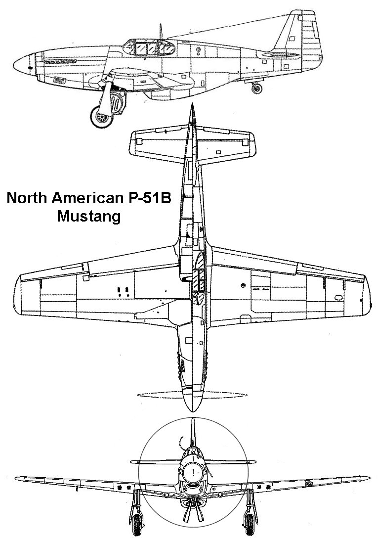 جميع الطائرات الحربية التى أستخدمت من أطراف الحرب 1956 - 1 (البريطانية والفرنسية والأسرائيلية و المصرية) P51b_3v