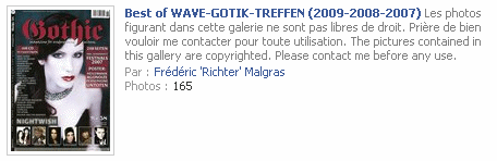Best of festival WAVE-GOTIK-TREFFEN 2003 à 2009 FB-WGTBO1