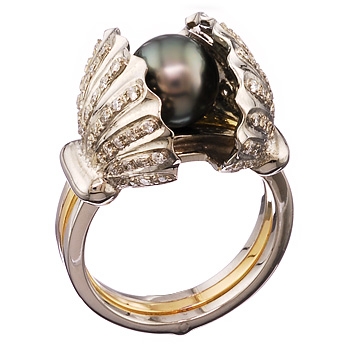 اكسسوارات اللؤلؤ من هيومانيا Shy-pearl-ring