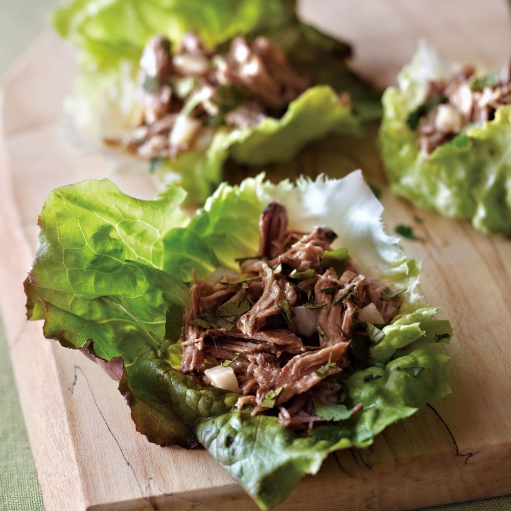 Ginger Pork in Lettuce Cups Img18l