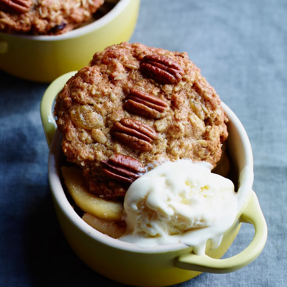 Deconstructed Apple Crisp with Buttermilk Ice Cream Img26l