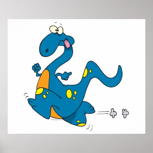 Laber Ecke Alberner_niedlicher_laufender_blauer_dino_dinosaur_poster-ra7d38ec288c24156b4edd7b520b4d077_wvo_8byvr_512