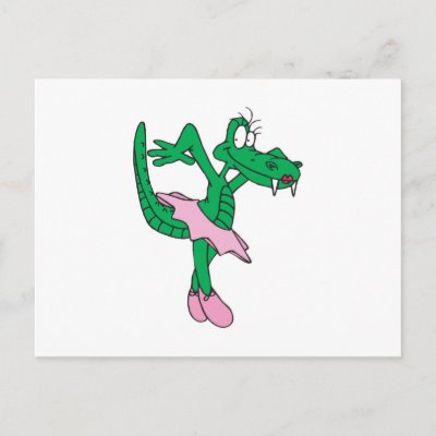 رحبو بي انا هيثم الاعجم  من البلاد والله  Funny_ballerina_alligator_postcard-p239553122894547780qibm_400