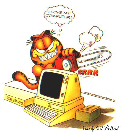 Stres Garfield_computer