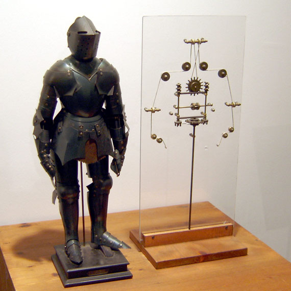 L'Uomo Vitruviano di Leonardo Da Vinci Leonardo-robot