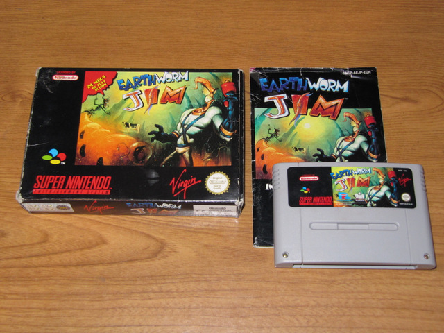 Nintendo Super Nes/Super Famicom EarthwormJim