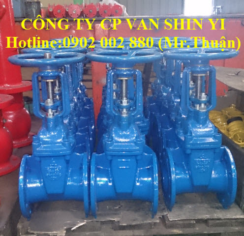 Van cổng mặt bích ty chìm tay quay (Gate valve,  Van cửa, Van chặn, Van 2 chiều) Shin Yi Đài Loan 201407105318_rrhx_0100