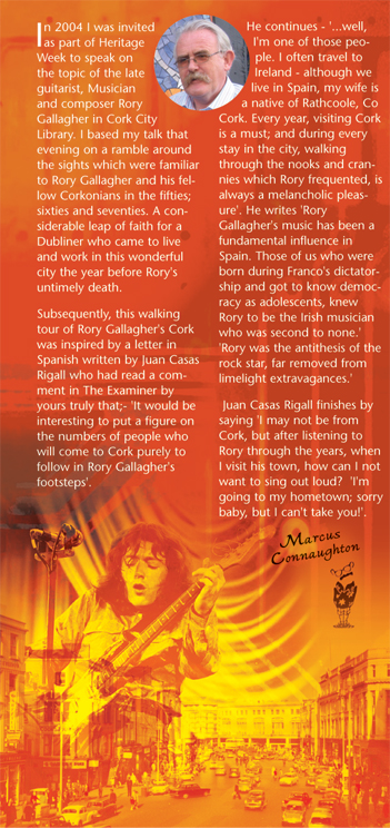 Marcus Connaughton - Rory Gallagher: His Life and Times Intro