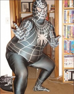 Spiders, spiders, spiders. . . Fat-spiderman-11-238x300