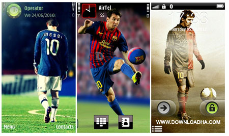  دانلود ٣ تم جدید و زیبا از Lionel Messi برای گوشی های Symbian^3 3_Themes_Messi