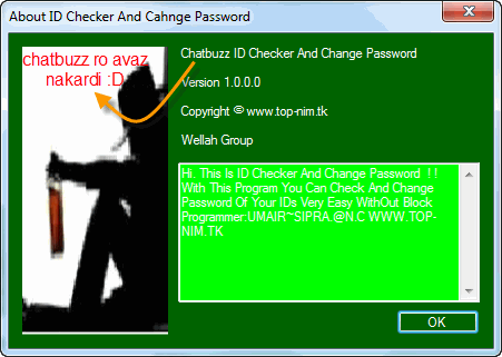 FLOOD IDZ CHECKER AND PASS CHANGER CODED BY UMAIR~SIPRA.@N.C Lol-edit