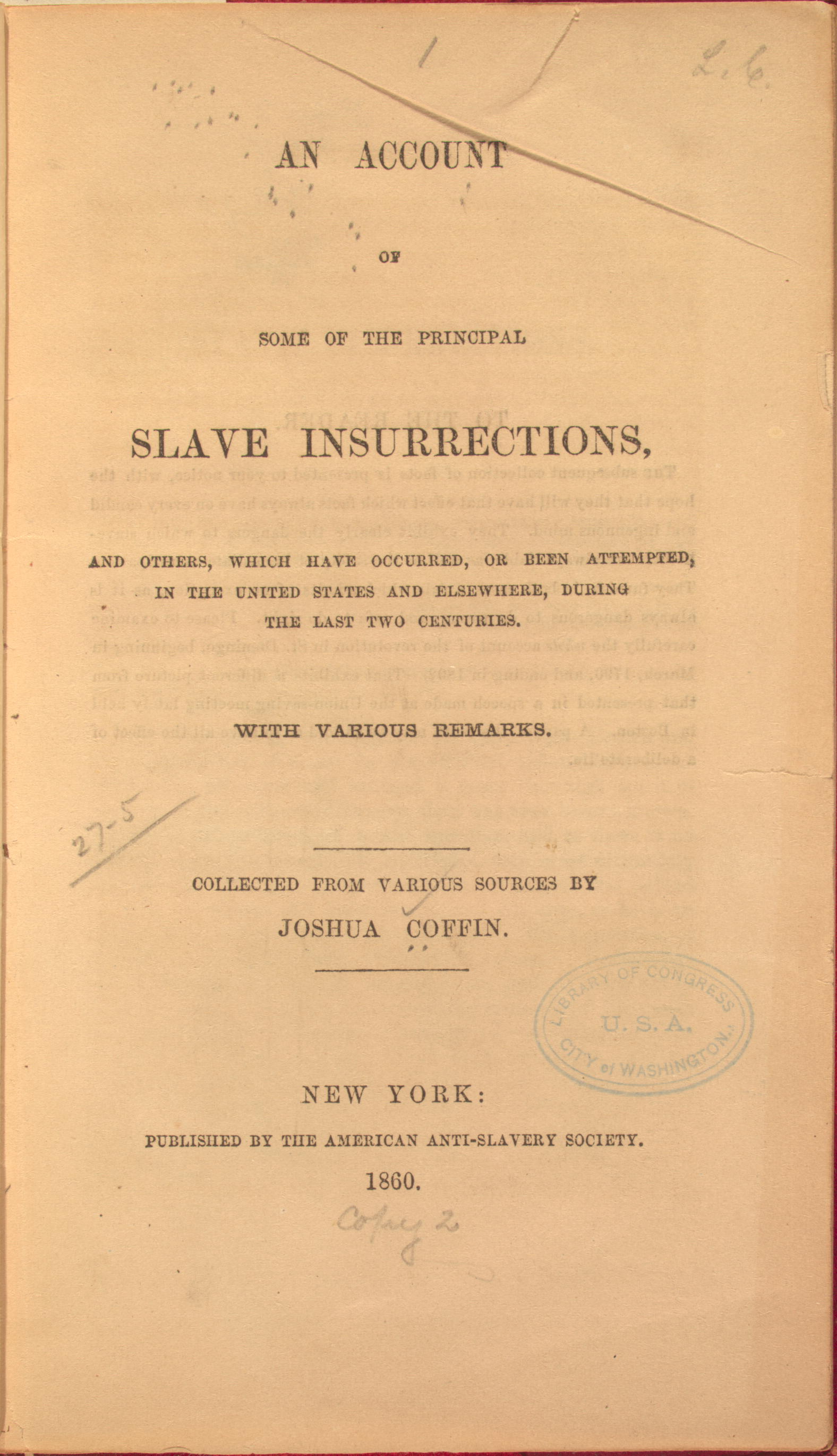 Slavery--The Peculiar Institution 0119001v