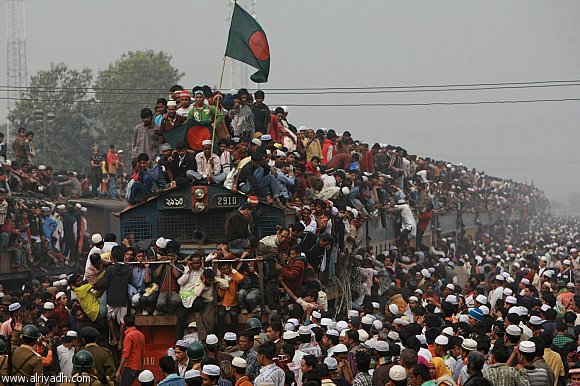 القطار البشري في بنغلاديش 401334629626