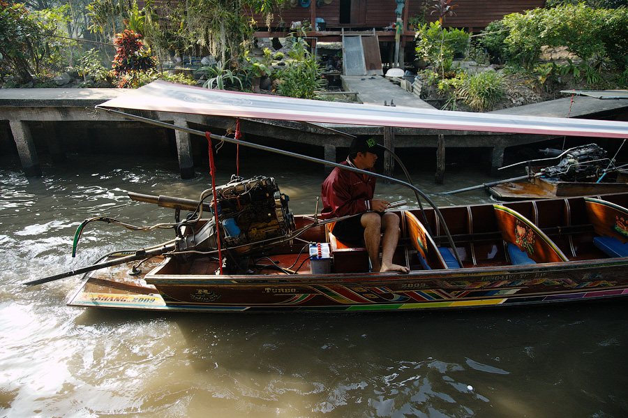 Mercados flotantes de Tailandia 002