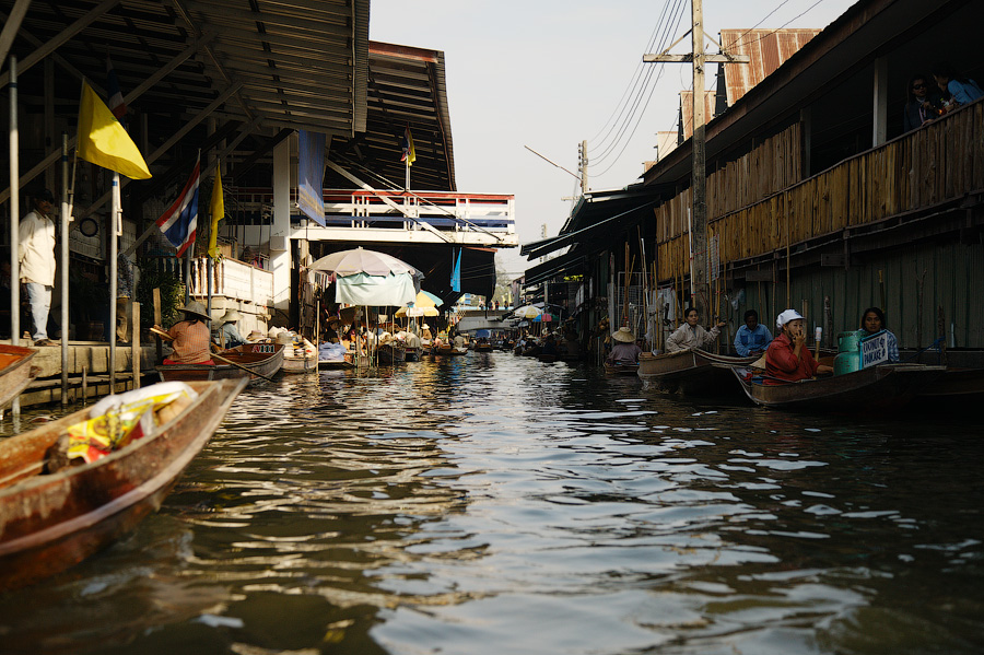 Mercados flotantes de Tailandia 011