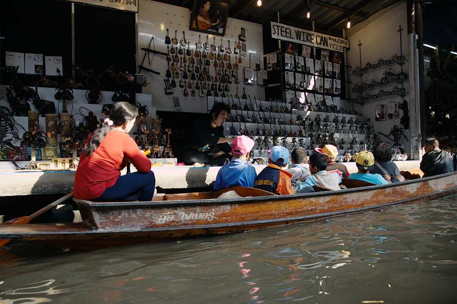 Mercados flotantes de Tailandia 017