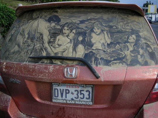 Scott Wade dibuja en los coches sucios 29_dirty_car_art_creativing