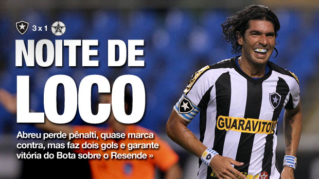 Camisa provisória do Botafogo até março - 2012 Locoabreu