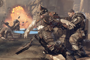 No Brasil, 'Gears 3' ter legendas em portugus (Foto: Divulgao/Microsoft)