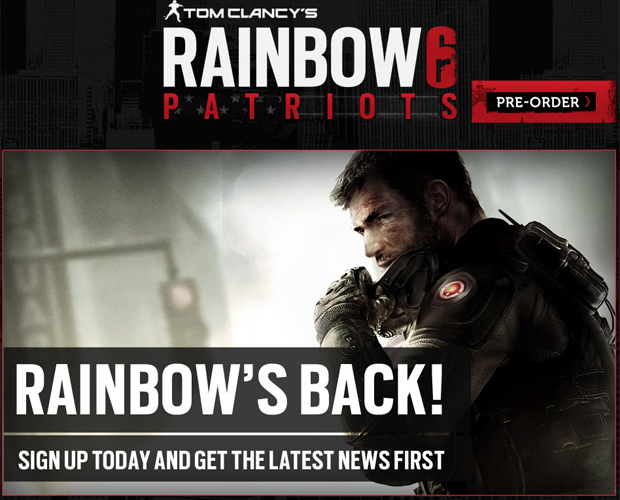 Novo rainbow six anunciado, mas so em 2013! Rainbow6