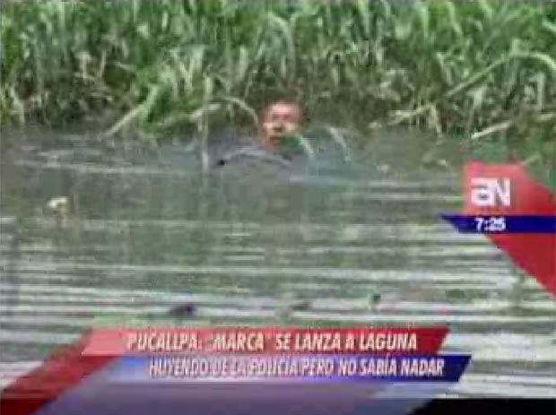 Desastrado: Em fuga, ladrão pula em lagoa, mas pede ajuda por não saber nadar. Sem-titulo-12