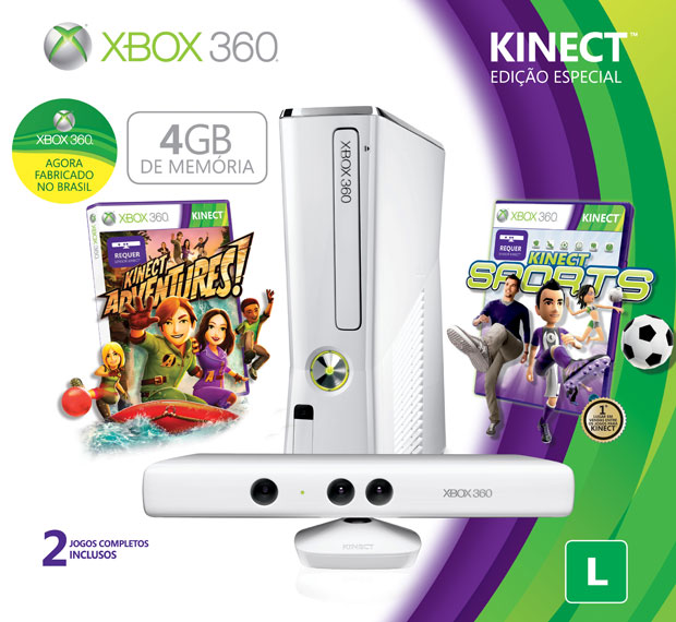 Edição limitada do Xbox 360 na cor branca chega ao Brasil em 20 de abril C4brmdj5