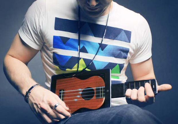 Acessório transforma iPhone e iPad em cavaquinho havaiano virtual Ukelele