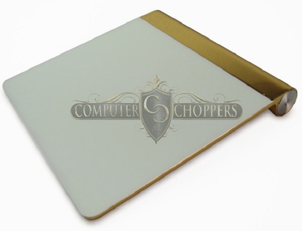 Loja de customizações banha seu iMac de 27 polegadas em ouro O-mouse-nao-esta-disponivel-na-customizacao-mas-ou-magic-trackpad-sim-foto-reproducaocomputer-choppers