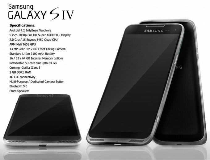 [smartphones] Conceito de Galaxy S4 feito de metal aparece na web Galaxy-s-iv-concept-render
