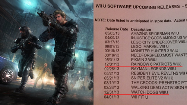 RUMOR-RAINBOW SIX e GTA V no WiiU Rainbow-6-patriots-wach-dogs-wii-u