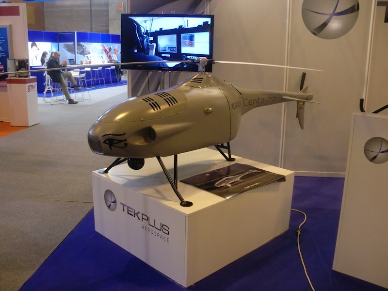 Lo último en industria de seguridad y defensa se exhibe en Madrid Homsec-040-helicoptero-no-tripulados-centauro-tekplus