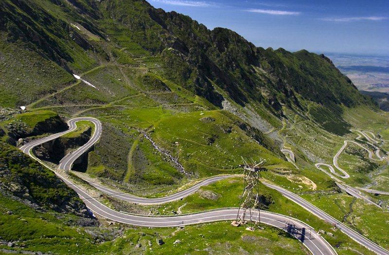 Carreteras envidiables para rodar. Transfagarasan