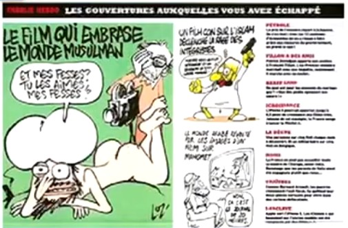 Francia salta a la yugular del Islam en un acto incalificable  Charlie-hebdo-mahomadesnudo