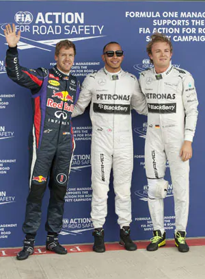 ¿Cuánto mide Lewis Hamilton? - Estatura y peso - Real height Vettel_hamilton_rosberg_300_britishgp