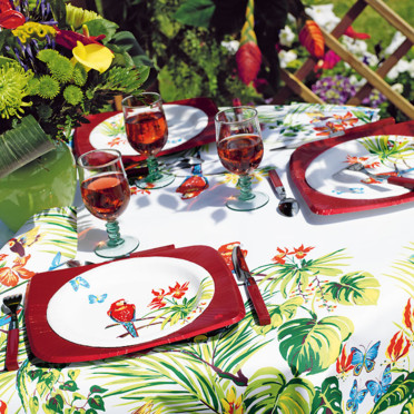 Art de la table Lotus : des nouveautés ensoleillées pour un été en papier Gamme-colibri-par-lotus-4488576yneum_1350