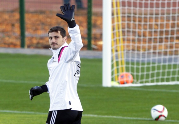 Rueda de prensa Real Madrid Casillas-adios-entreno-mundialito-2014-efe