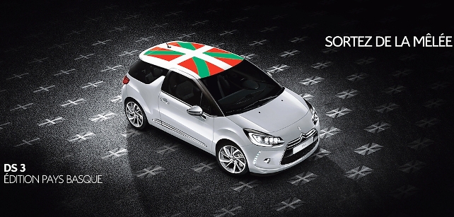 Citroën usa la ikurriña como modelo de personalización 'regional' de su DS3 Citroen_ikurrina