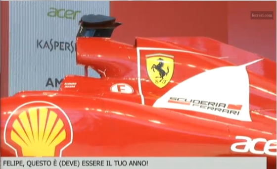 El nuevo Ferrari de Alonso F2012-2