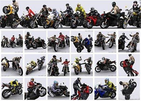 3D Model Motorbikes Collection avec Textures [Multi] 47892cdc23cd