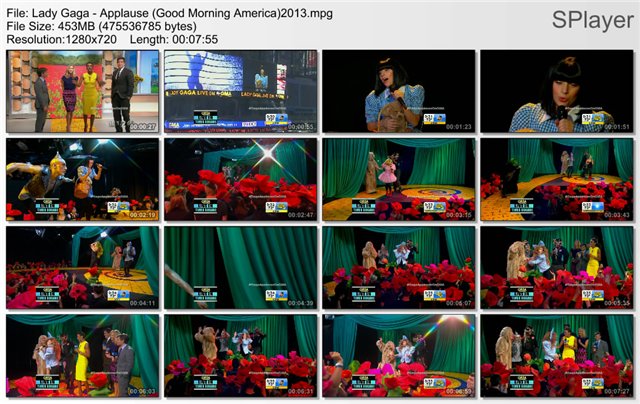 Lady Gaga - Applause(Good Morning America)(2013) HDTV 742636404c6e